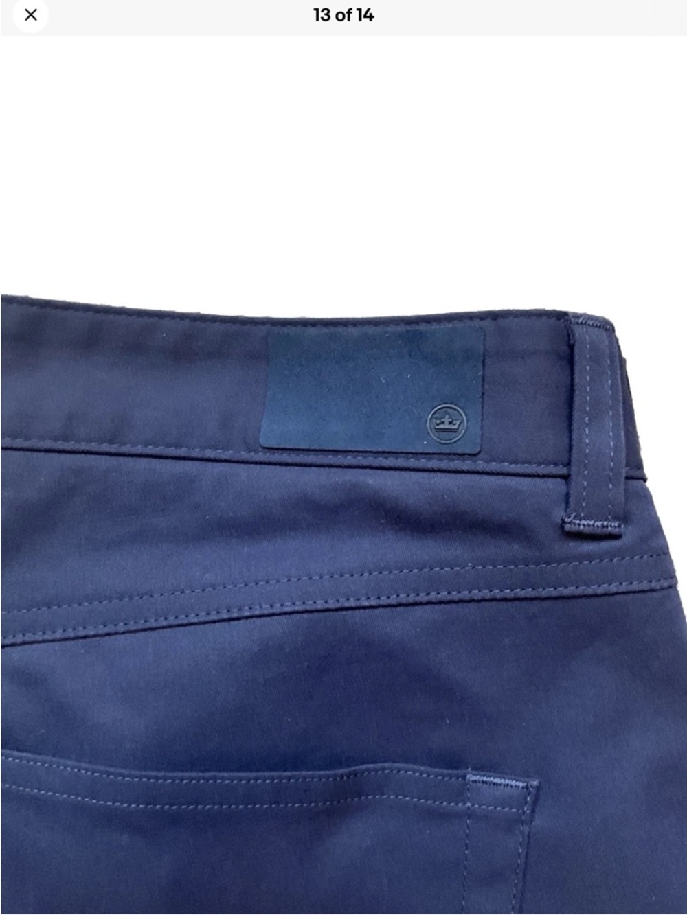 Peter Millar Men's Performance 5-Pocket Pants In Navy Size 36x32 - Picture 13 of 14